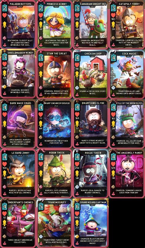 South Park: Phone Destroyer/Cards